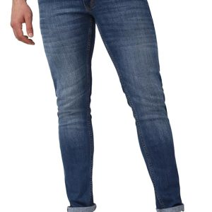 Peter England Men's Mid Wash Stretchable Jeans